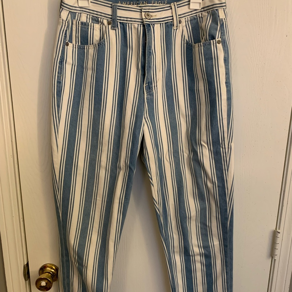 Multi-colored jeans size 10